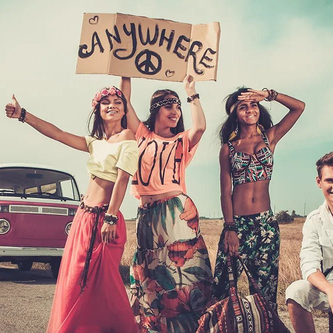 The Evolution of Hippie Fashion: From The '60s to Today