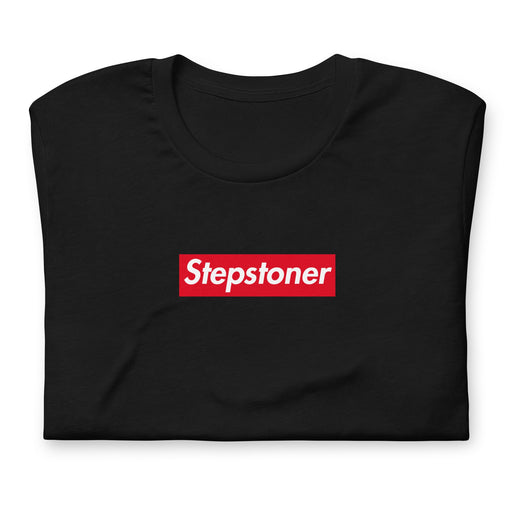 stepstoner - cannabis streetwear shirt folded black