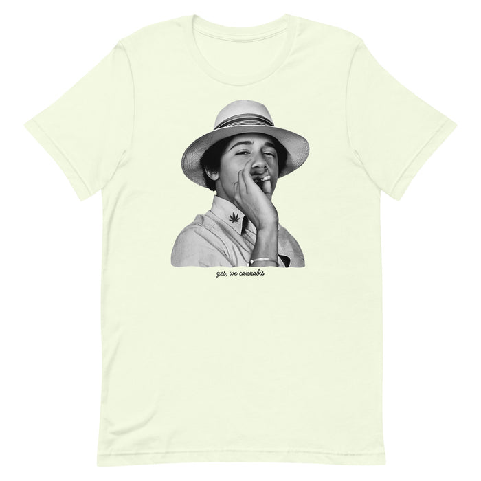 Young Obama Smoking Weed - Unisex T-Shirt