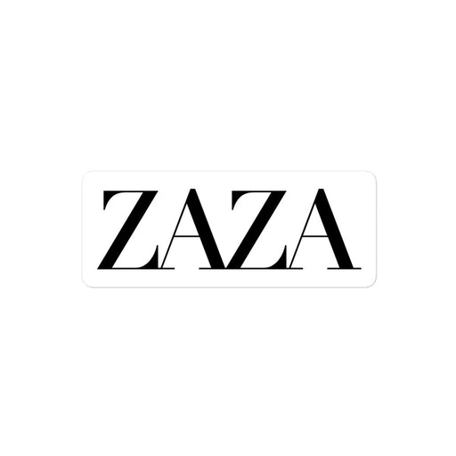 Zaza Cannabis Sticker Decal - Zara Parody