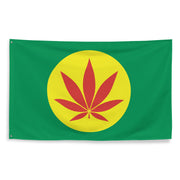 "Cannabis Nation" flag, weed (front)