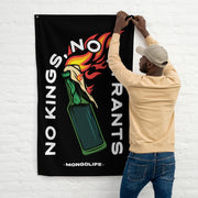 "No Kings, No Tyrants" flag, political (front)