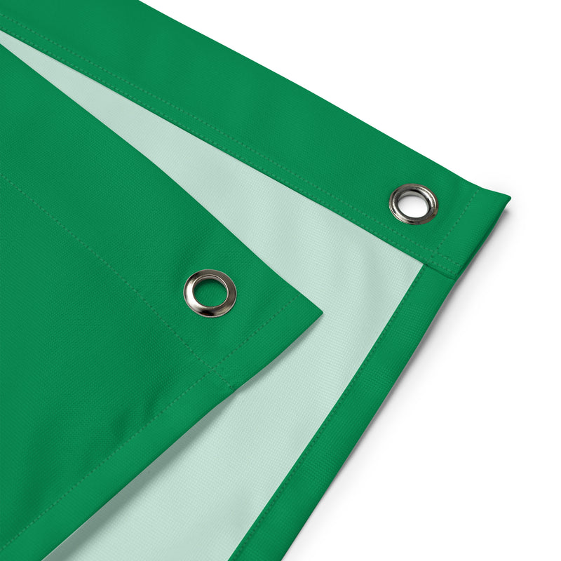 "Cannabis Nation" flag, weed (close-up)