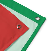 "Rastafari Weed Leaf" flag, weed (close-up)