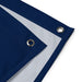close up of make europe great again flag fabric and iron grommet MEGA pro europe banner