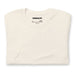 Flat front view of vintage white t-shirt with no print