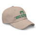 right side of stone weird stuff frog dad hat green embroidery funny quote cap
