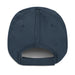back of navy make europe great again dad hat adjustable strap MEGA distressed cap