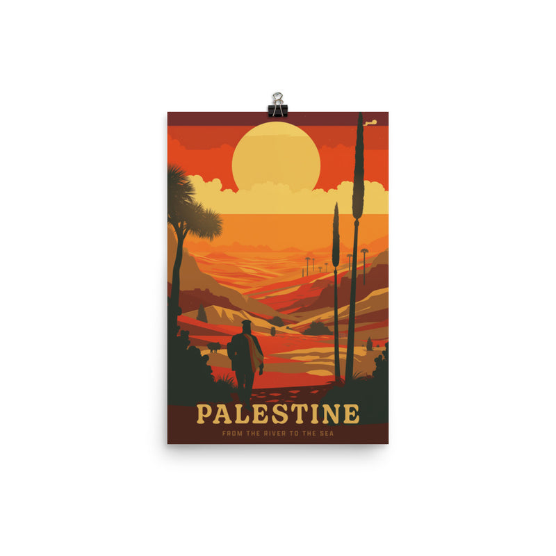 poster featuring "Palestine", palestine, political (12x18 in)