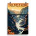 New River Gorge National Park Poster featuring the iconic bridge and scenic landscapes of West Virginia.