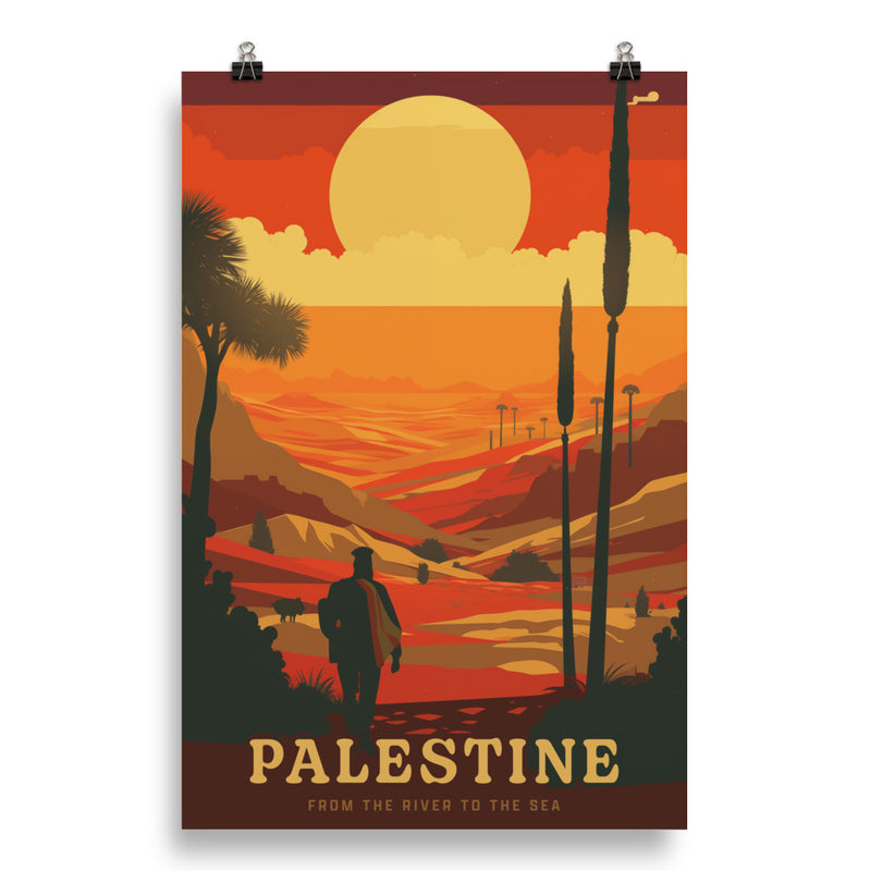poster featuring "Palestine", palestine, political (20x30 in)