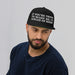 black snapback if youre trying to scare me im afraid of boobs embroidered funny cap