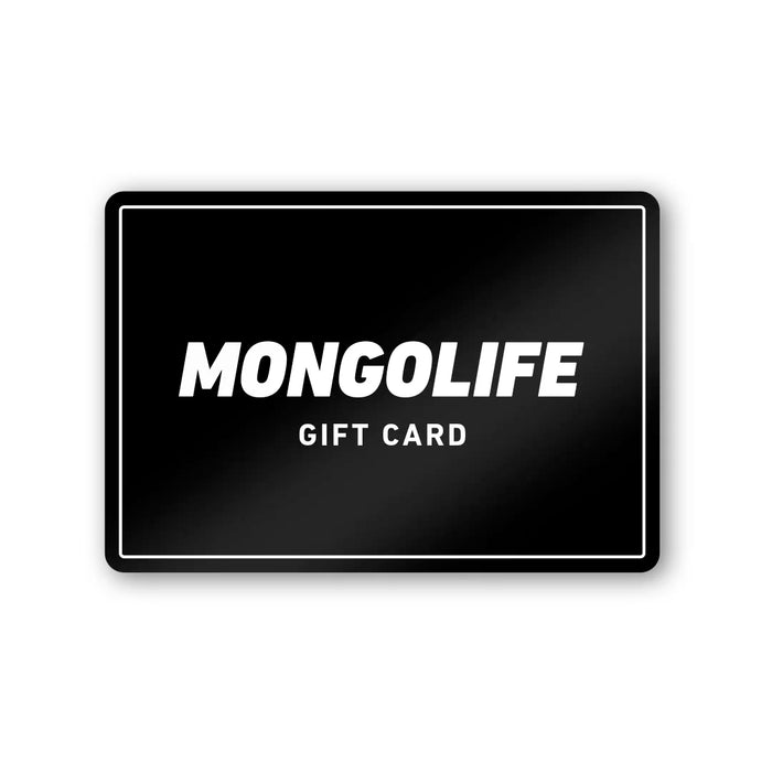Mongolife Gift Card showcasing denominations of $50 and $100 for cannabis enthusiasts.