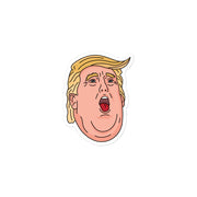"Full Throated Trump" vinyl sticker, political