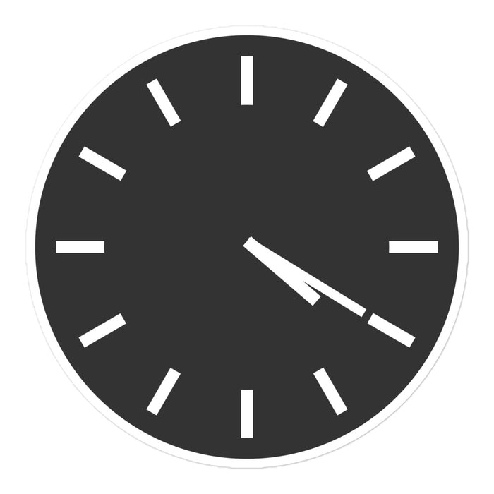 Clock sticker showing the time 4:20, referencing cannabis culture in a subtle design.