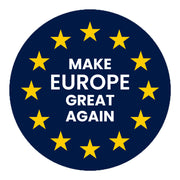 make europe great again round sticker eu twelve stars pro europe political laptop decal
