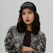 black make america goth again trucker cap white serif embroidery funny goth slogan cap