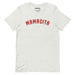 ash grey mamacita t shirt with bold red varsity lettering cute spanish statement tee
