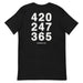 420 247 365 T-Shirt in black