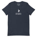 heather navy stay positive test negative t shirt skeleton thumbs up funny quote tee