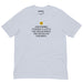 light blue god forbid tax fraud elites eat children t shirt sunflower funny anti elite tee