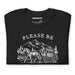 please be patient im from the 1900s black t shirt vintage cowboy stagecoach funny western graphic tee