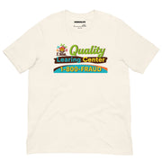 vintage white t-shirt with "Quality Learing Center" design (front)