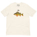 vintage white fih fish meme t shirt realistic perch funny cursed meme graphic tee