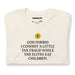 god forbid tax fraud t shirt vintage white sunflower serif text funny conspiracy satire shirt