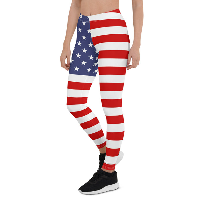American Flag Leggings: Unleash Your Patriotism in Style — Mongolife