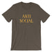 Anti Social - Unisex T-Shirt - T-Shirts at Mongolife
