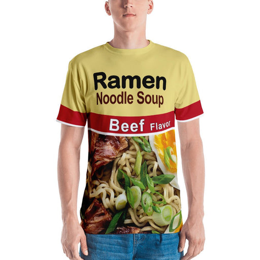 Front View - Ramen Noodle Soup Beef Flavor T-Shirt