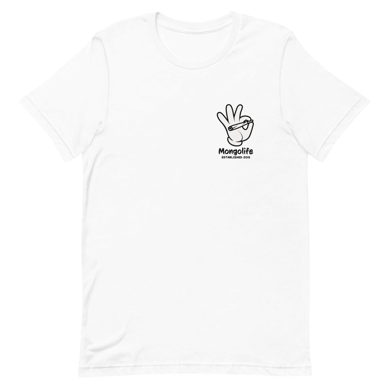 t-shirt with "Cartoon Hand Joint" design, cartoon, vintage, weed