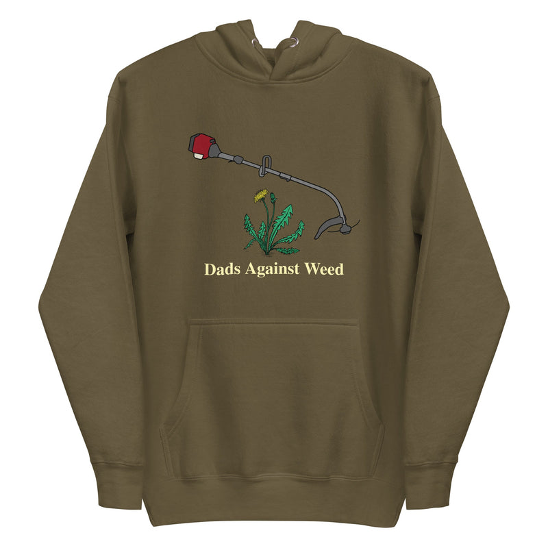 Dads Against Weed - Military Green Color - Cannabis Parody for Stoners