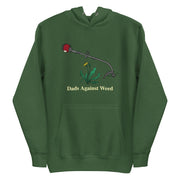 hoodie with "Dads Against Weed" design, funny, weed