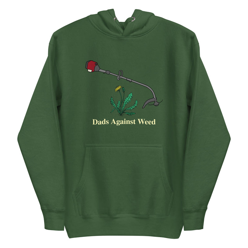 hoodie with "Dads Against Weed" design, funny, weed