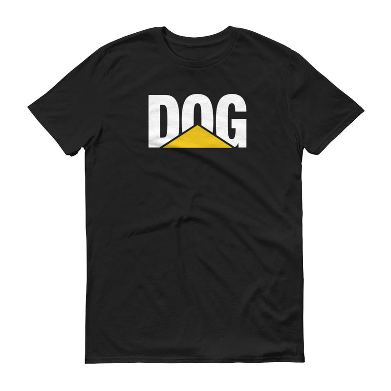 t-shirt with "Dog" design, funny, parody