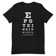 epstein did not kill himself - black t-shirt - radical anti capitalist clothing