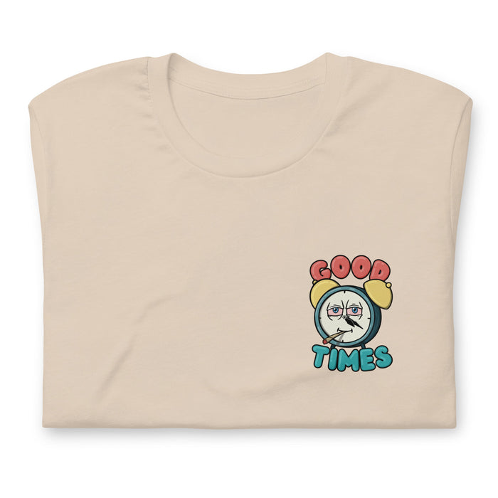 good times - 420 - weed shirts - cream color folded