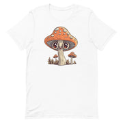 t-shirt with "Happy Mushroom" design, psychedelic