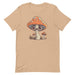 Happy Magic Mushroom T-Shirt, psychedelic vibes, amanita muscaria, fly agaric, cartoon print