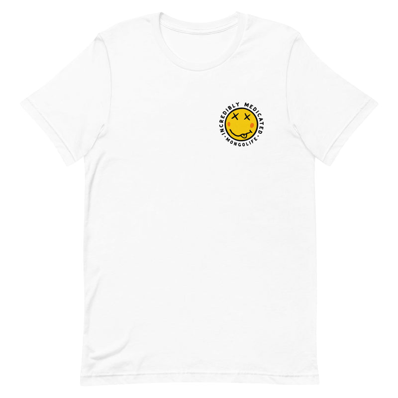 incredibly medicated - stoner clothing - cannabis shirts - white
