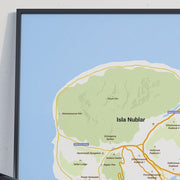 poster featuring "Isla Nublar", maps, movies and tv