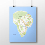 poster featuring "Isla Nublar", maps, movies and tv