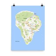 poster featuring "Isla Nublar", maps, movies and tv