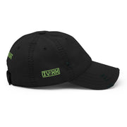 dad hat with "IV:XX" design, weed