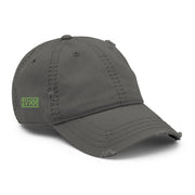 dad hat with "IV:XX" design, weed