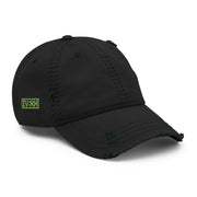 dad hat with "IV:XX" design, weed