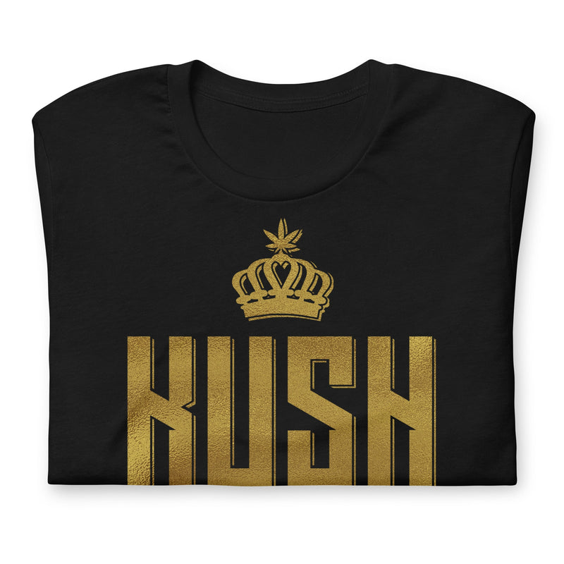 t-shirt with "Kush Queen" design, weed