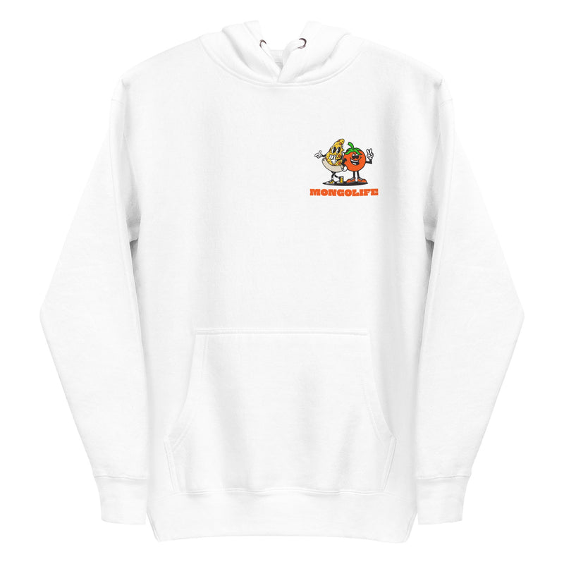 hoodie with "Legalize Marinara" design, funny, weed